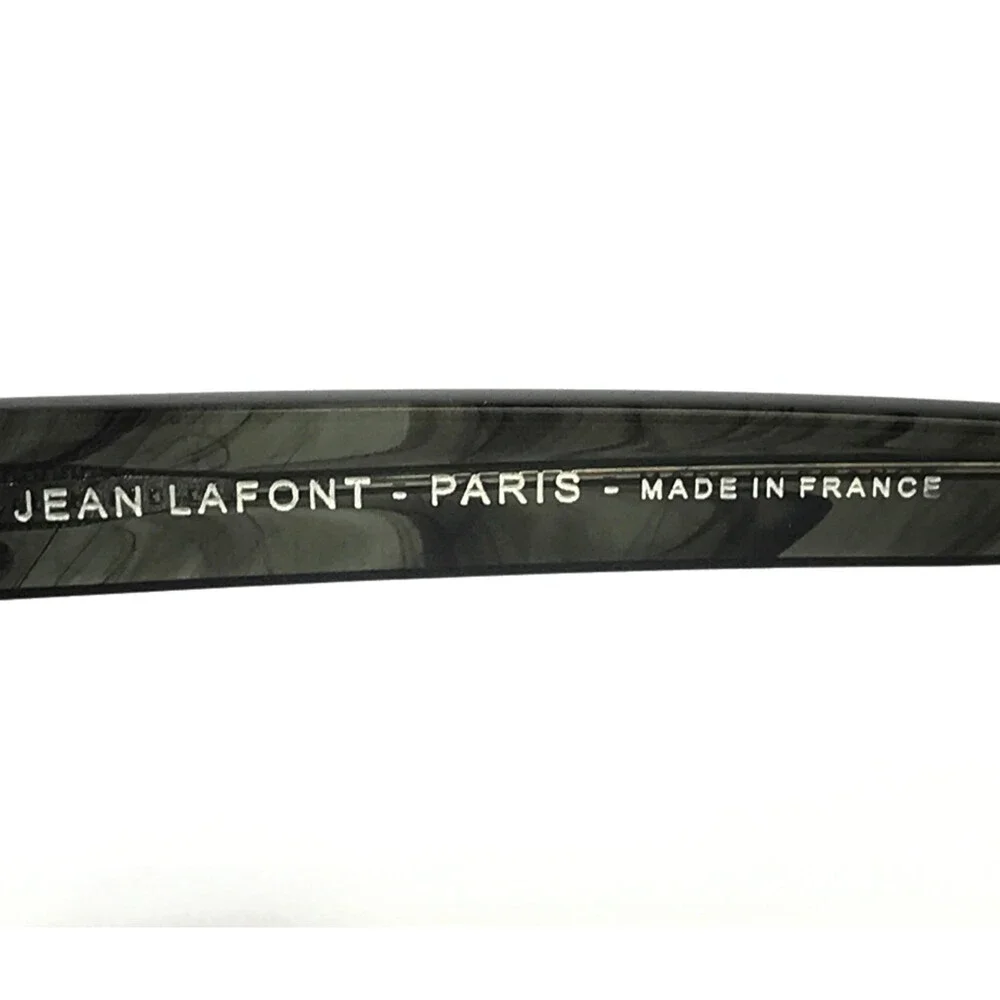 Jean Lafont Sunglasses OSTENDE 1021 Shiny Gray Tortoise Frames w/ Purple Lenses